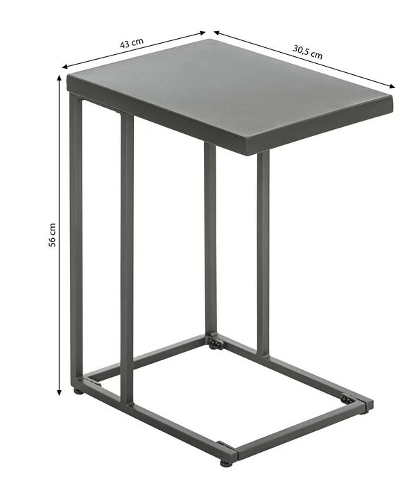 Dehner Beistelltisch Noah, Ca. B43/H56/T30,5 Cm 6 Dehner Beistelltisch Noah, Ca. B43/H56/T30,5 Cm – Bild 6