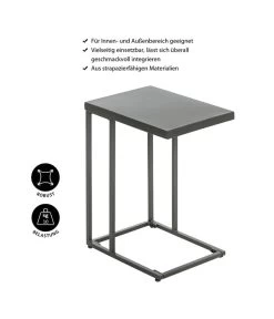 Dehner Beistelltisch Noah, Ca. B43/H56/T30,5 Cm 10 Dehner Beistelltisch Noah, Ca. B43/H56/T30,5 Cm -Gardena Store 6701643 WE IG 001 BeistelltischNoah