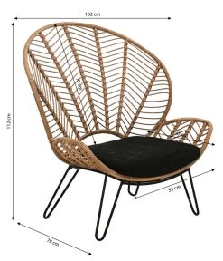 Dehner Geflechtsessel Venezia -Gardena Store 6701650 WE BG 001 GeflechtsesselVenezia