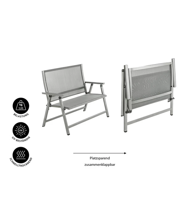 Dehner Klappbank Chicago, 2-Sitzer 7 Dehner Klappbank Chicago, 2-Sitzer – Bild 7