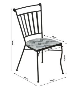 Dehner Mosaikstuhl Letizia -Gardena Store 6702070 WE BG 001 DehnerMosaikStuhlLetiziaNeu