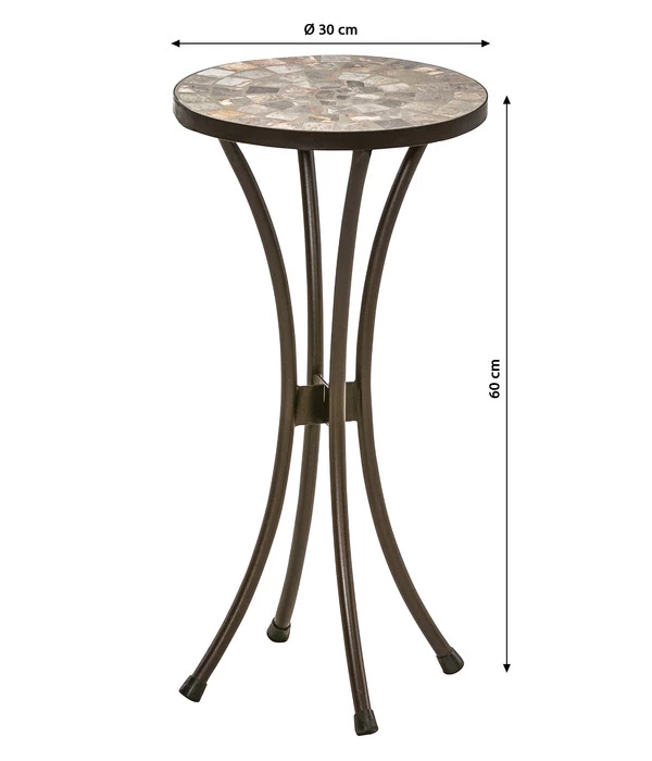 Dehner Mosaikblumenhocker Grazia 4 Dehner Mosaikblumenhocker Grazia – Bild 4