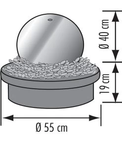Seliger Edelstahl-Gartenbrunnen Atlantic -Gardena Store 6702575 WE DE 001 SeligerEdelstahlGartenbrunnenAtlantic