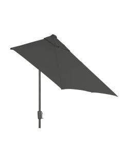 Dehner Balkonschirm Chios, Rechteckig, Ca. B210/T130 Cm -Gardena Store 6703243 WE FS 003 BalkonschirmChiosDunkelgrauNeu