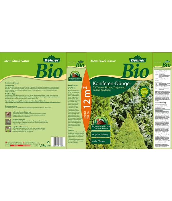 Dehner Bio Koniferen-Dünger, 1,5 Kg 2 Dehner Bio Koniferen-Dünger, 1,5 Kg – Bild 2