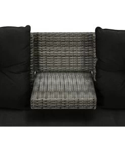 Dehner Flecht-Truhenbank Föhr, 3-Sitzer -Gardena Store 6704795 WE DE 004 TruhenbankFoehrNeu