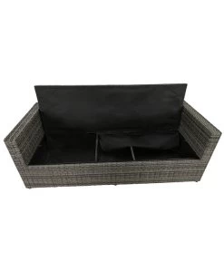 Dehner Flecht-Truhenbank Föhr, 3-Sitzer -Gardena Store 6704795 WE FS 004 TruhenbankFoehrNeu