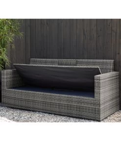 Dehner Flecht-Truhenbank Föhr, 3-Sitzer -Gardena Store 6704795 WE MO 003 TruhenbankFoehrNeu