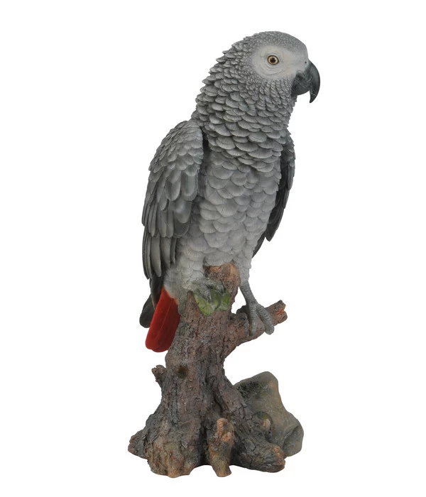 Dehner Polyresin-Graupapagei 1 Dehner Polyresin-Graupapagei