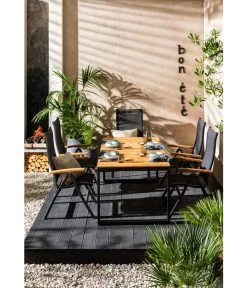 Dehner Gartentisch Chicago Wood, Ca. B180/H74/T90 Cm 11 Dehner Gartentisch Chicago Wood, Ca. B180/H74/T90 Cm -Gardena Store 6708341 WE MO 001 GruppeChicagoWood