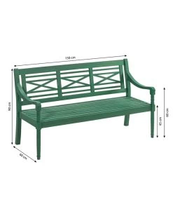 Dehner Gartenbank Emma, 3-Sitzer -Gardena Store 6708473 WE BG 001 BankEmma3er