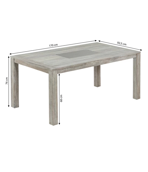 Dehner Tisch Stockholm, Ca. B170/H76/T92,5 Cm 6 Dehner Tisch Stockholm, Ca. B170/H76/T92,5 Cm – Bild 6