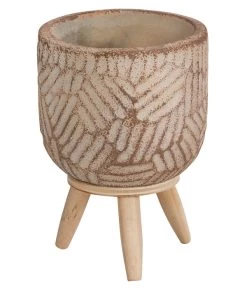 Dehner Beton-Übertopf Gaby, Rund, Ca. Ø7,5 Cm