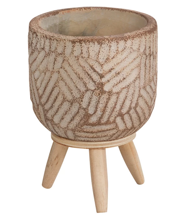 Dehner Beton-Übertopf Gaby, Rund, Ca. Ø7,5 Cm 1 Dehner Beton-Übertopf Gaby, Rund, Ca. Ø7,5 Cm