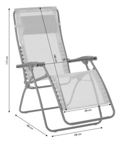 Lafuma Relaxsessel RSXA Clip, Batyline® -Gardena Store 6745681 WE BG 001 RelaxliegeRSXASeigleSW