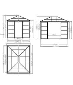 Sojag Pavillon Castel 10x12 -Gardena Store 6752752 WE FS 003 PavillonCastel10x12