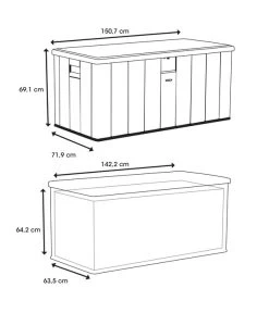 Lifetime Kissenbox Harmony, 570 L -Gardena Store 6752968 WE FS 004 Kissenbox570LSand