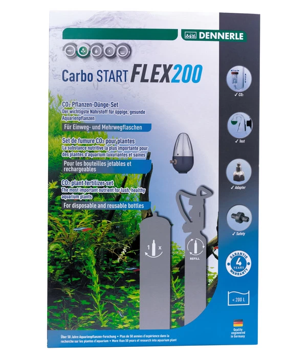 DENNERLE CO2 Pflanzendünge-Set Carbo START FLEX200 1 DENNERLE CO2 Pflanzendünge-Set Carbo START FLEX200