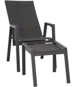 Siena Garden Hocker Savona -Gardena Store 6776579 WE FS 007 HOCKER SAVONA ANTHRAZIT SCHWARZ