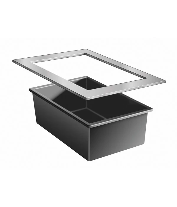 Ubbink Edelstahl-Rahmen Quadra Inox Frame, Ca. B120/H8/T82 Cm 2 Ubbink Edelstahl-Rahmen Quadra Inox Frame, Ca. B120/H8/T82 Cm – Bild 2