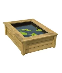 Ubbink Holz-Teichumrandung Quadro Wood