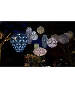 Lumiz Solar-Lampion Round Ikat, Ca. Ø30/H29 Cm -Gardena Store 6814206 WE MO 001 Solarleuchte