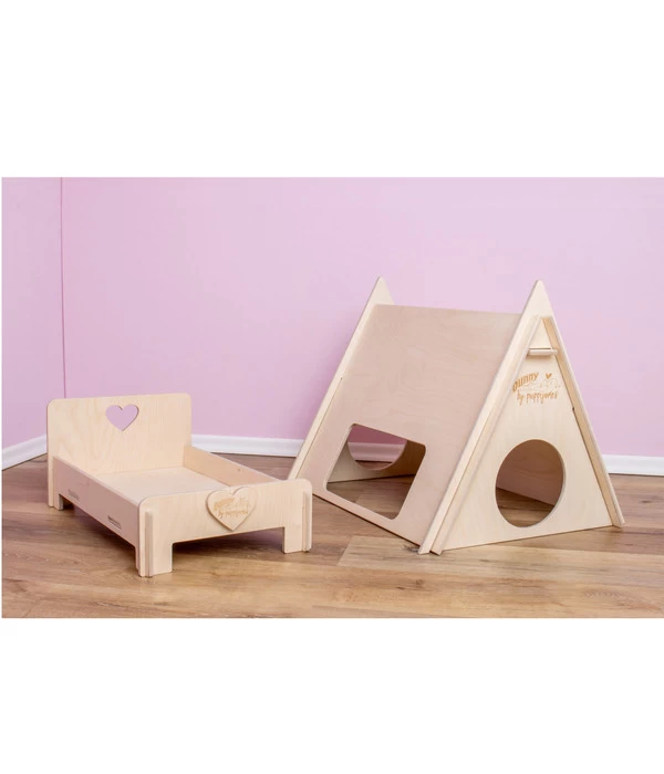 Bunny® NATURE By Puppijames Kleintierhaus Zeltbett, Ca. B60/H46/T47 Cm 2 Bunny® NATURE By Puppijames Kleintierhaus Zeltbett, Ca. B60/H46/T47 Cm – Bild 2