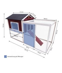 Dehner Nagerheim Happy Home Zorro, Ca. B199,6/H123/T93 Cm -Gardena Store 6852776 WE BG 001 MQ NagerheimZorro