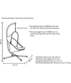 Siena Garden Hängesessel Yobaya -Gardena Store 6860621 6860639 WE DE 001 HaengesesselYobaya