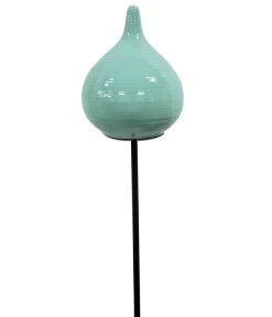 Dehner Keramik-Dekostab Tropfen, Ca. H118 Cm, Mintgrün