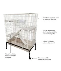 Dehner Lieblinge Nagerheim Alvin, Ca. B101/H129/T51 Cm -Gardena Store 6884555 WE IG 003 DehnerLieblingeNagerheimAlvin