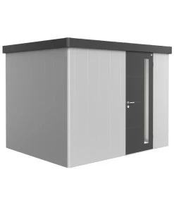 Biohort Gerätehaus Neo 2C, Silber/dunkelgrau