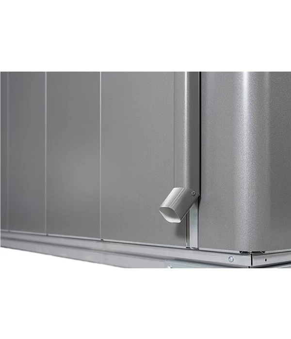 Biohort Gerätehaus Neo 1C, Dunkelgrau/quarzgrau 2 Biohort Gerätehaus Neo 1C, Dunkelgrau/quarzgrau – Bild 2