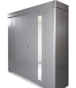 Biohort Gerätehaus Neo 3C, Quarzgrau/dunkelgrau -Gardena Store 6885255 WE DE 005 BiohortGeraetehausNeo 2