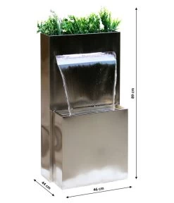 Dehner Edelstahl-Gartenbrunnen Dallas, Ca. H89 Cm -Gardena Store 6895437 WE DE 001 DehnerEdelstahlGartenbrunnenGentel