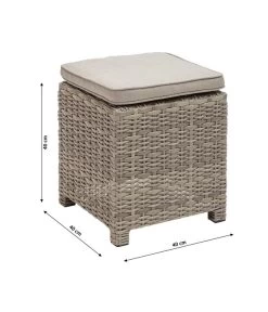 Dehner Geflechtlounge Bologna, 5-teilig -Gardena Store 6903447 WE BG 003 LoungeBolognaNEU