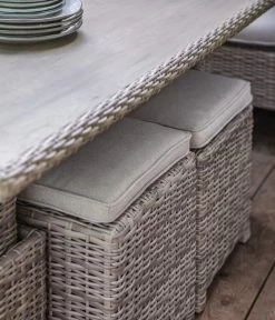 Dehner Geflechtlounge Bologna, 5-teilig -Gardena Store 6903447 WE MO 004 LoungeBolognaNEU