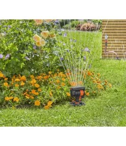 GARDENA Sprinklersystem Komplett-Set Pipeline Mit Viereckregner -Gardena Store 6916266 WE MO 002 GardenaSprinklersystemKomplett SetPipelinemitViereckregnerN