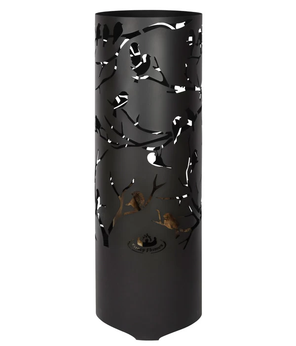 Esschert Design Feuertonne Vögel Auf Ast, Ca. Ø39/H118 Cm 1 Esschert Design Feuertonne Vögel Auf Ast, Ca. Ø39/H118 Cm