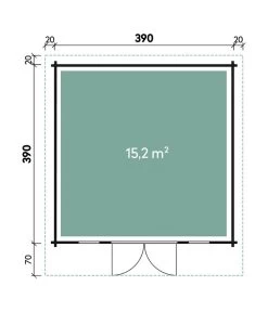 Wolff Finnhaus Gartenhaus Trondheim 44-C -Gardena Store 6930101 WE DE 001 FinnhausBBHTrondheim44C