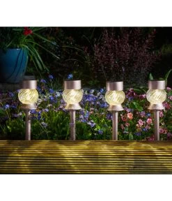 Smart Garden Solarleuchte Swirl, Ca. Ø7/H33,5 Cm -Gardena Store 6936678 WE MO 002 SmartGardenSolarleuchteSwirlca70cm