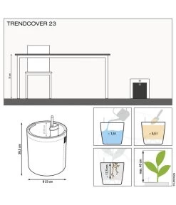 LECHUZA® TRENDCOVER Cork, All-in-One Set 7 LECHUZA® TRENDCOVER Cork, All-in-One Set -Gardena Store 6946891 WE IG 001 LechuzaTrendcoverCork23