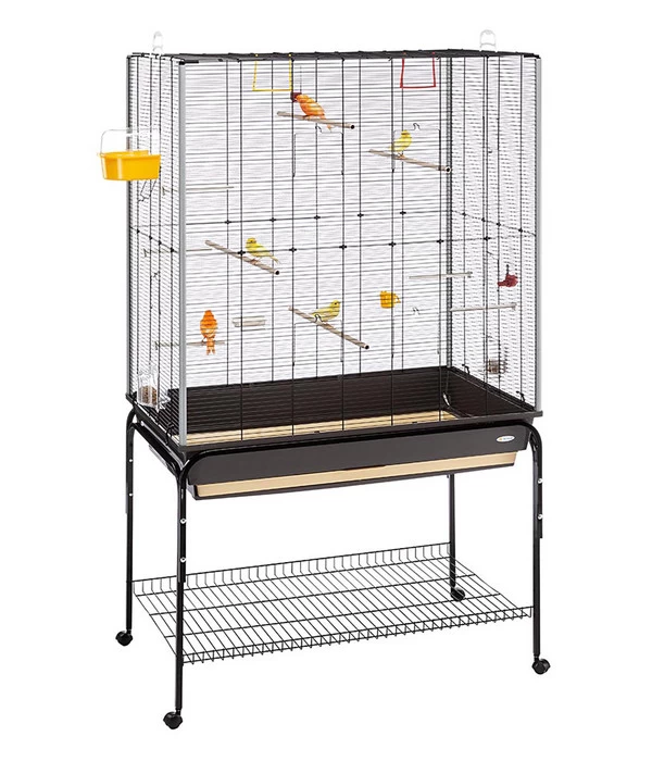 Ferplast Vogelheim Planeta, Schwarz, Ca. B97/H173/T58 Cm 5 Ferplast Vogelheim Planeta, Schwarz, Ca. B97/H173/T58 Cm – Bild 5