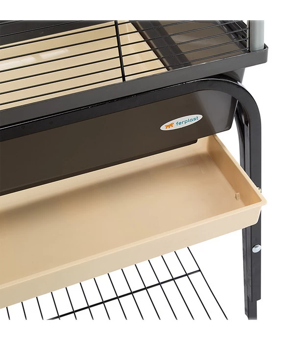 Ferplast Vogelheim Planeta, Schwarz, Ca. B97/H173/T58 Cm 7 Ferplast Vogelheim Planeta, Schwarz, Ca. B97/H173/T58 Cm – Bild 7