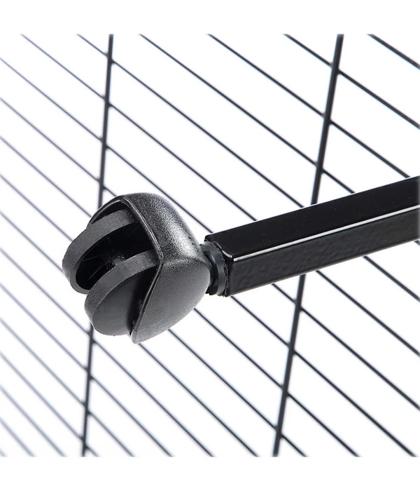 Ferplast Vogelheim Planeta, Schwarz, Ca. B97/H173/T58 Cm 11 Ferplast Vogelheim Planeta, Schwarz, Ca. B97/H173/T58 Cm – Bild 11