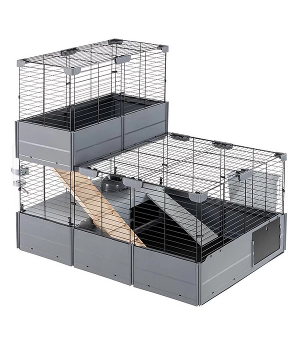 Ferplast Roof Extension Dach Nagerheim Multipla, Schwarz, Ca. B37/H50/T72 Cm 3 Ferplast Roof Extension Dach Nagerheim Multipla, Schwarz, Ca. B37/H50/T72 Cm – Bild 3