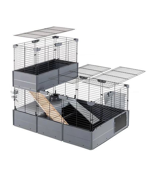 Ferplast Roof Extension Dach Nagerheim Multipla, Schwarz, Ca. B37/H50/T72 Cm 5 Ferplast Roof Extension Dach Nagerheim Multipla, Schwarz, Ca. B37/H50/T72 Cm – Bild 5