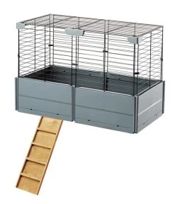 Ferplast Roof Extension Dach Nagerheim Multipla, Schwarz, Ca. B37/H50/T72 Cm