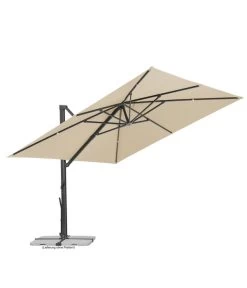 Schneider Ampelschirm Rhodos Smart, Quadratisch, Ca. B300/T300 Cm -Gardena Store 6953384 WE FS 003 SchneiderAmpelschirmRhodosSmartnatur