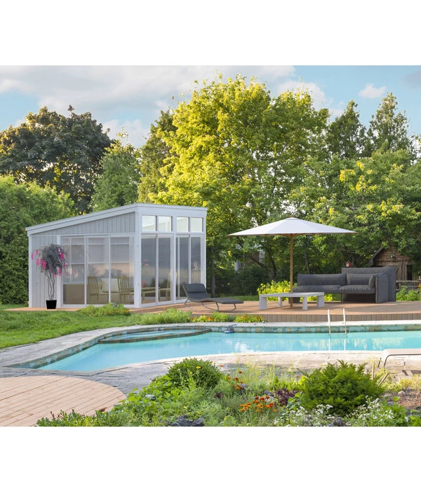 Palmako Pavillon Nova, Inkl. Front- Und Seitenverglasung, Ca. B432/H282/T376 Cm 2 Palmako Pavillon Nova, Inkl. Front- Und Seitenverglasung, Ca. B432/H282/T376 Cm – Bild 2